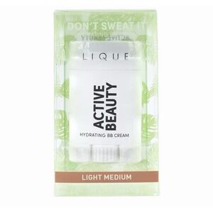Lique Active Beauty Don't Sweat It Hydrating BB Cream Light Medium 0.72 OZ New!
